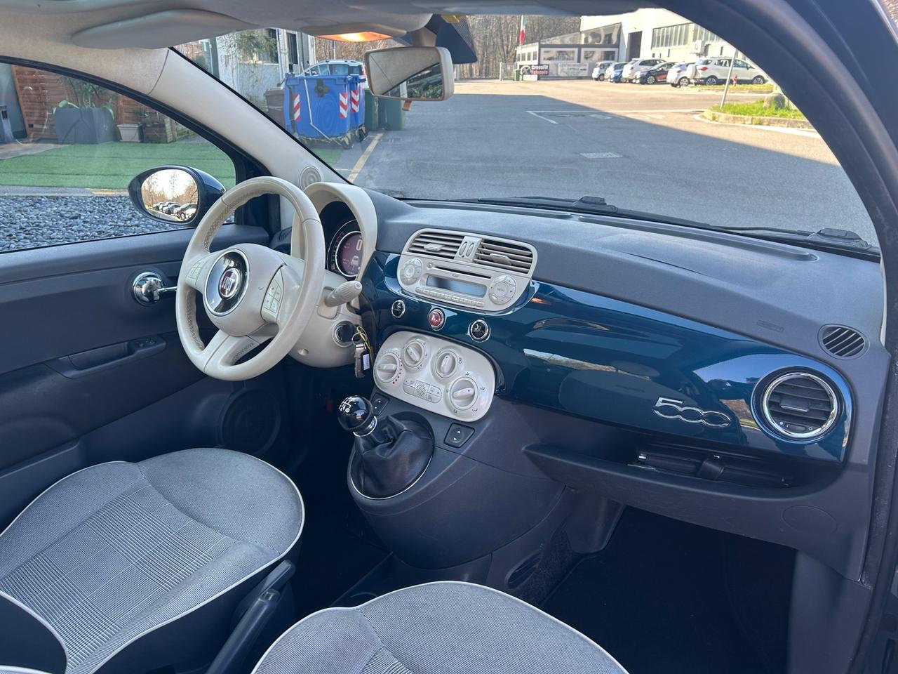 FIAT 500 1.2 Vintage Tetto Panoramico – OK Neopatentati – Tagliandata