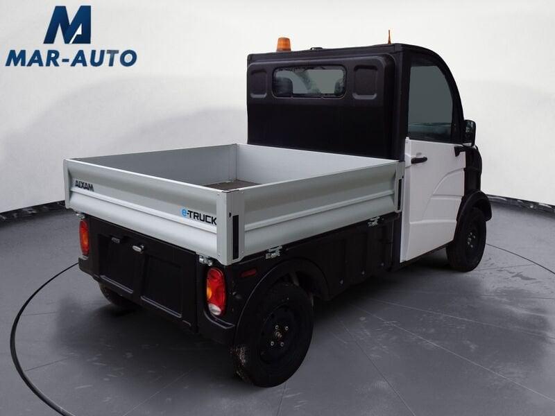 Aixam E-Truck Doppio Pianale con Lampeggianti Led e Segnalatore Lavori