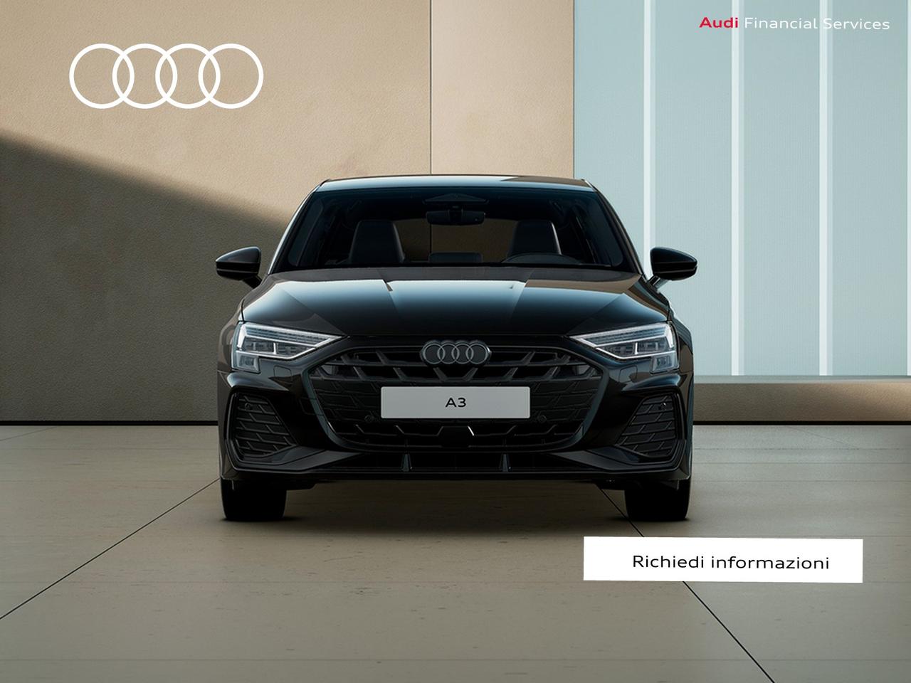 Audi A3 sportback 1.5 tfsi mhev s line edition 150cv s-tronic