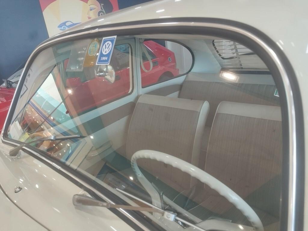 Volkswagen Maggiolino 6 volt vetro piatto ASI + CRS