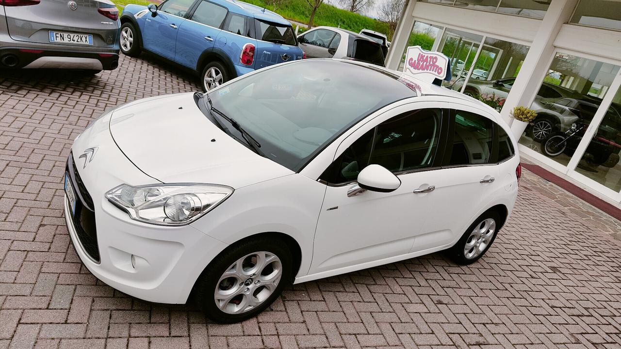 Citroen C3 EXCLUSIVE KM 76.500 OK NEO PATENTATI