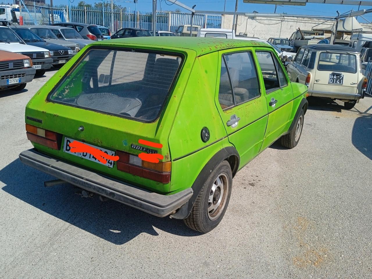 VW golf mk1 5 porte 1.1 1976 3500 euro