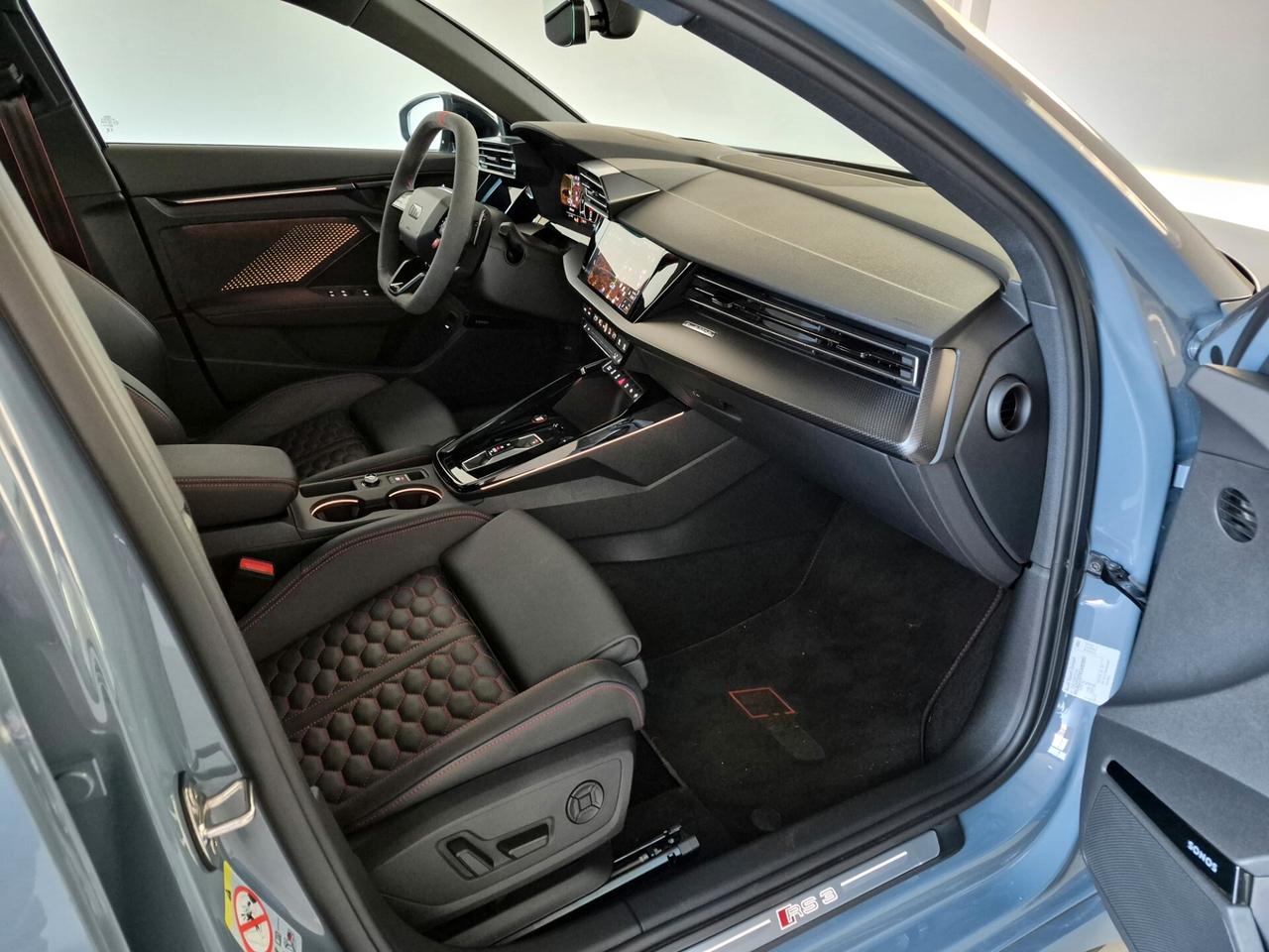 Audi A3 RS3 SPB SCARICHI TETTO MATRIX CARBONIO SONOS PELLE ACC PINZE ROSSE C19 280KM/H
