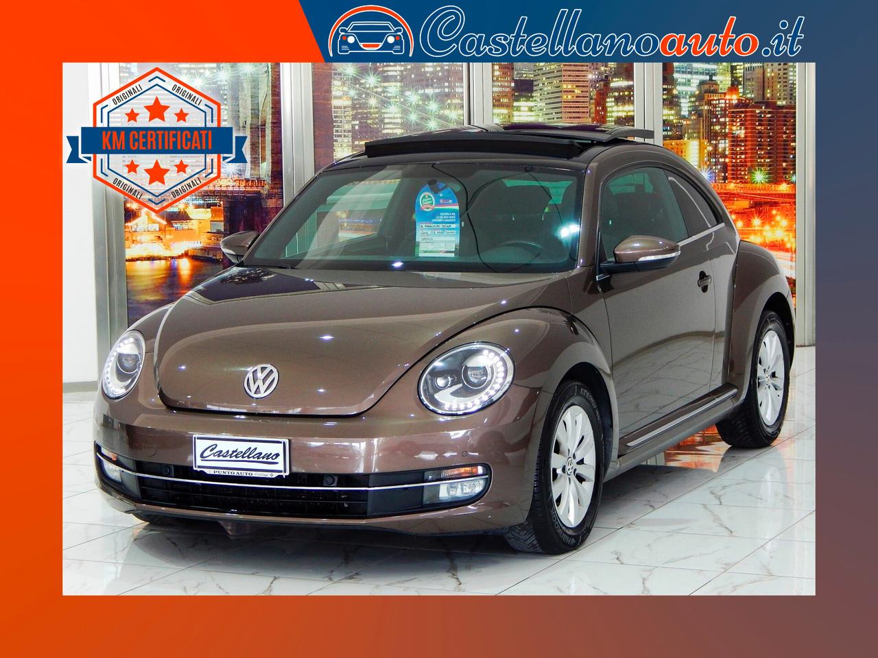 Volkswagen Maggiolino 1.6 TDI Design 105cv TETTO APRIBILE-XENON-LED