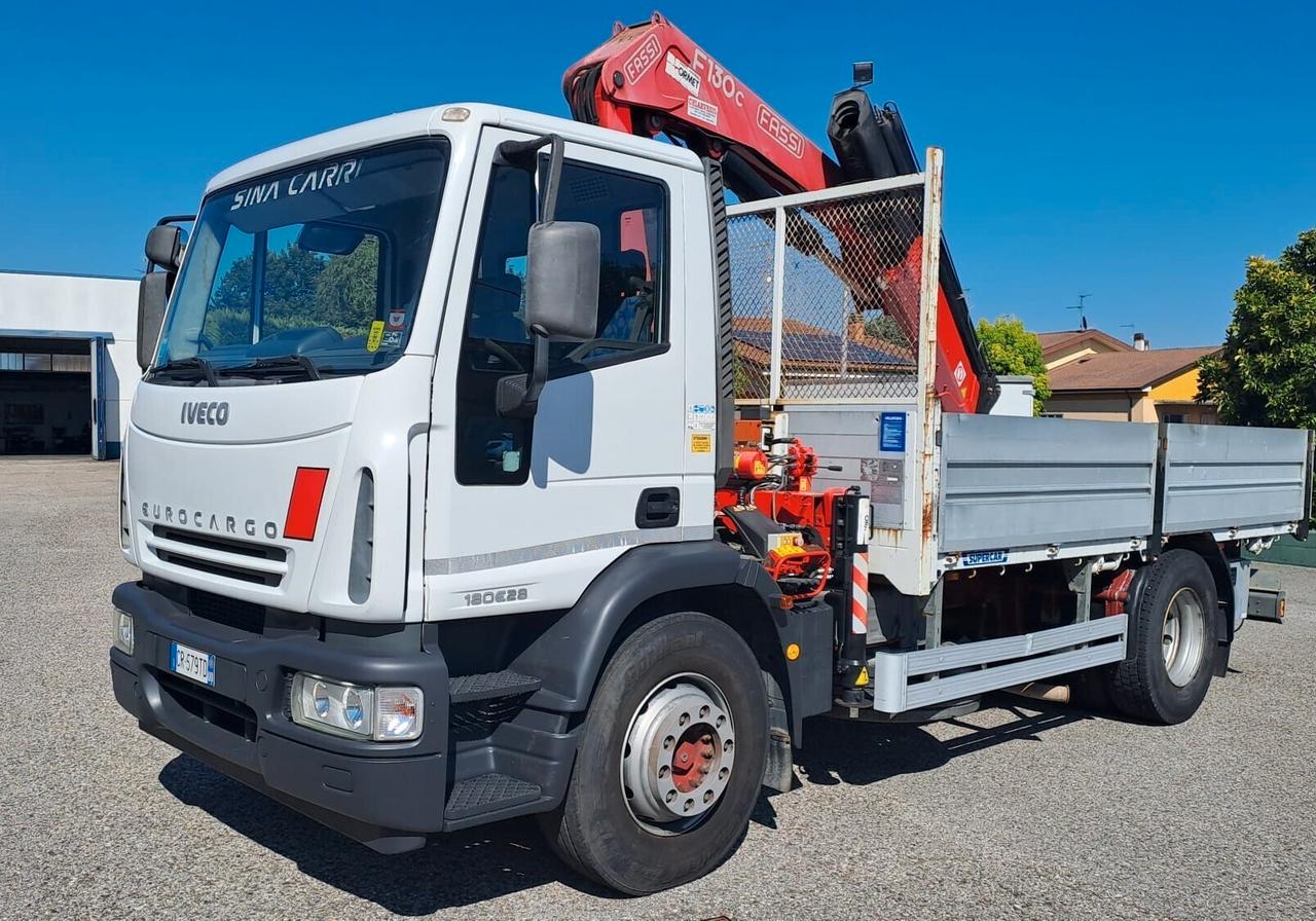 IVECO 180.28 GRU E CASSONE FISSO