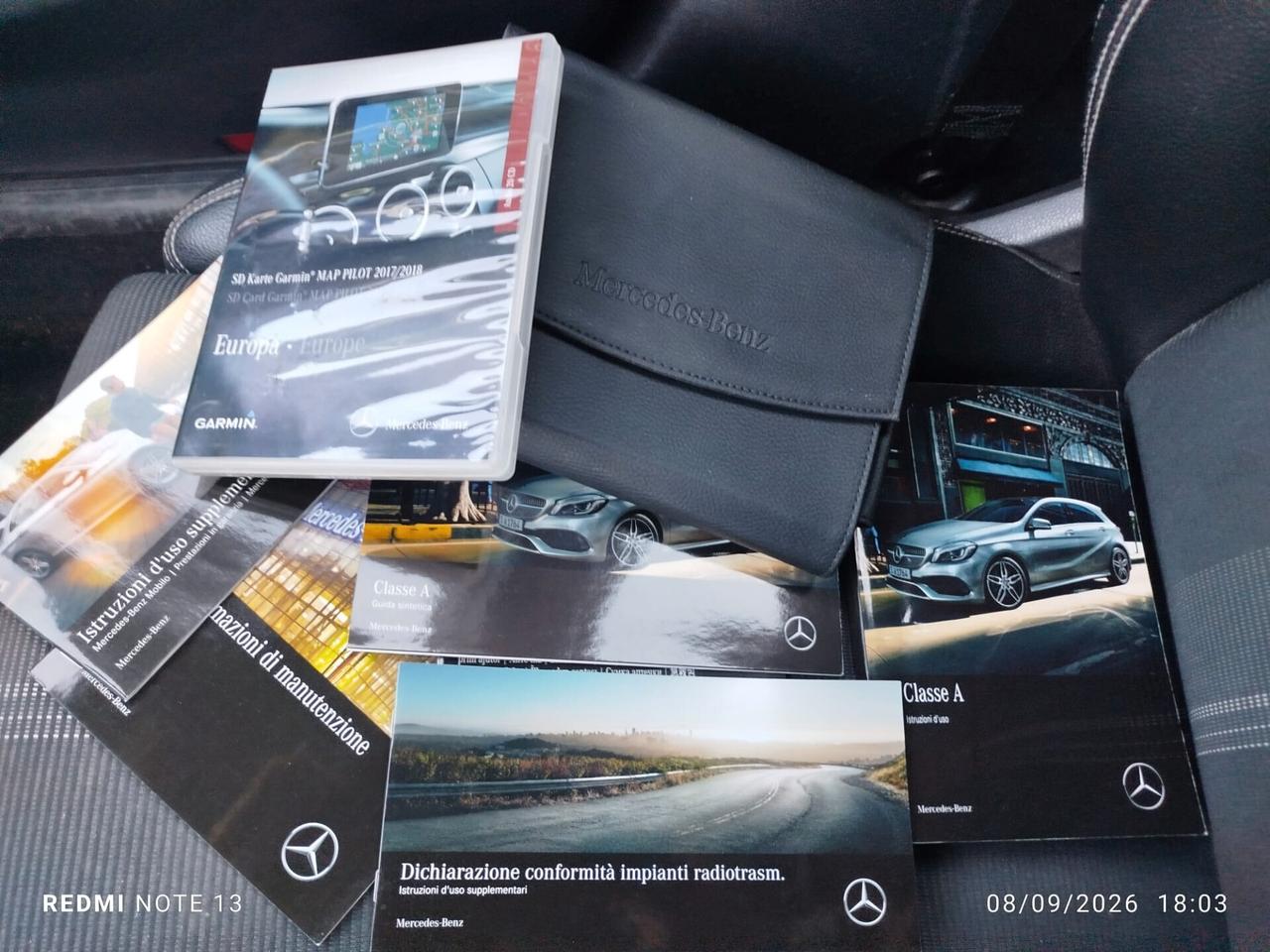 MERCEDES A 180d SPORT UNIPRO*PREZZO VERO* TAGLIANDI CERTI