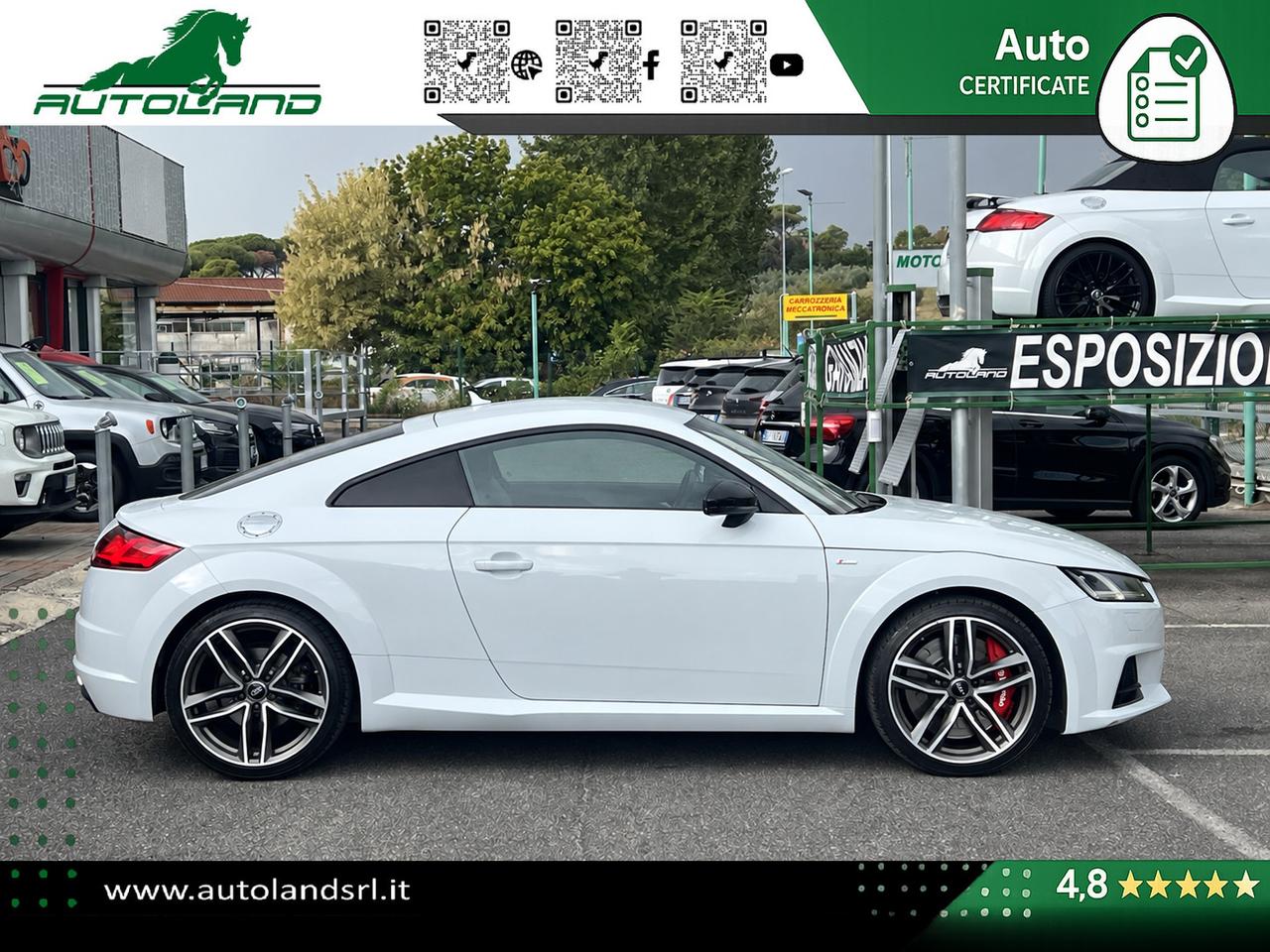 Audi TT Coupe 2.0 tfsi S line QUATTRO REVO Stage 3 - B&O - Matrix - MMI Plus - Retrocamera