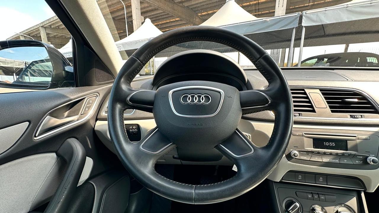 Audi Q3 2.0 TDI 177 CV quattro S tronic UNICO PROPRIETARIO-KM CERTIFICATI