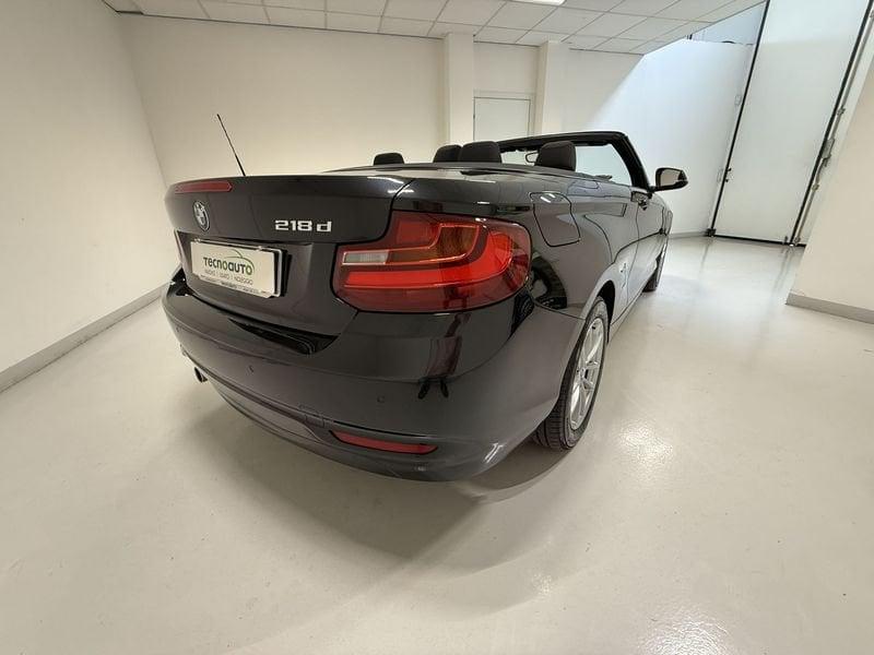 BMW Serie 2 Cabrio 218d Cabrio Advantage Steptronic - prezzo vero senza obbligo di finanziamento