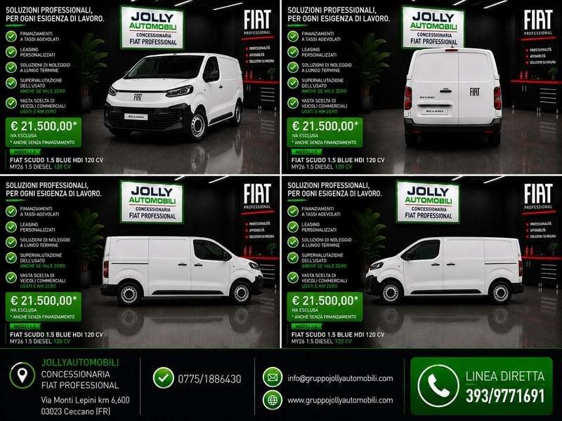 FIAT Scudo Fiat Scudo Blue Hdi 1.5 diesel 120 cv offerta Iva 22% esclusa