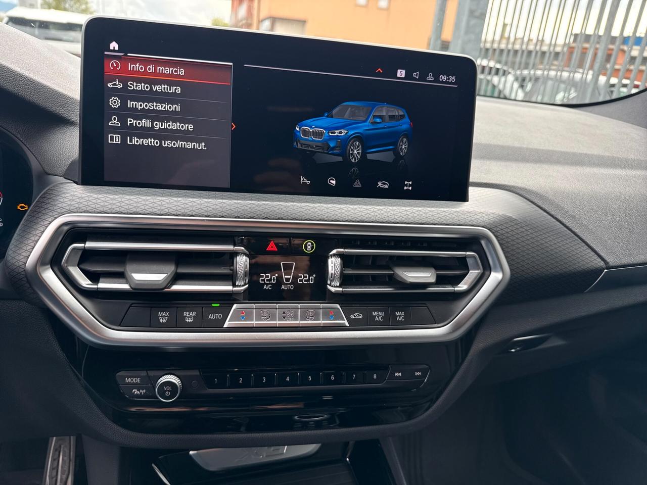 BMW X3 xdrive20d mhev 48V Msport auto KM CERTIFICATI
