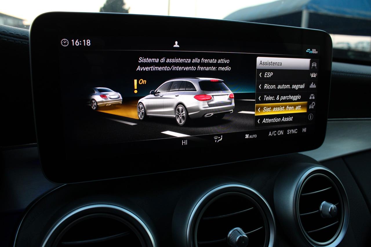 Mercedes-benz C 220 SW d Premium AMG Night Edition pack luci interne