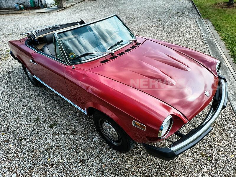 Fiat 124 Spider 1800 – Rossa Interni Neri CRS Anno 1975