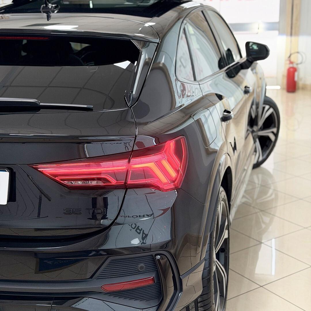 Audi Q3 Sportback 35 TDI Identity Black |tetto apribile|