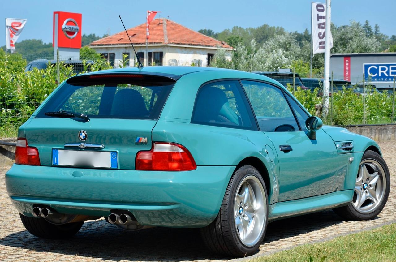 BMW Z3 M COUPE 3.2 321cv MANUALE, PERFETTA, SERVICE BOOK BMW, UFF ITALIANA, PERMUTE