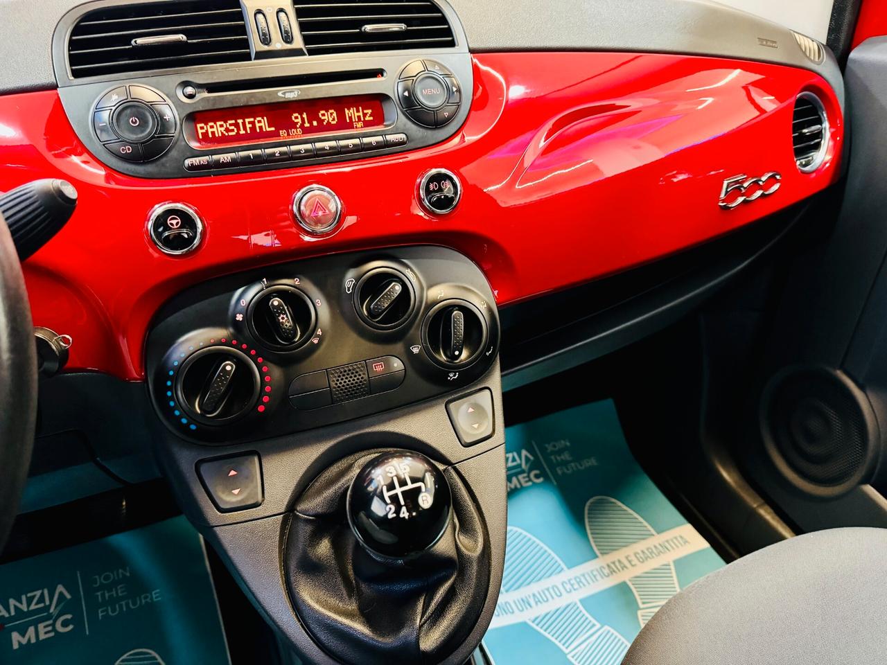 Fiat 500 Lounge 1.2 Benz 69Cv Sensori Parc. / Comandi al volante