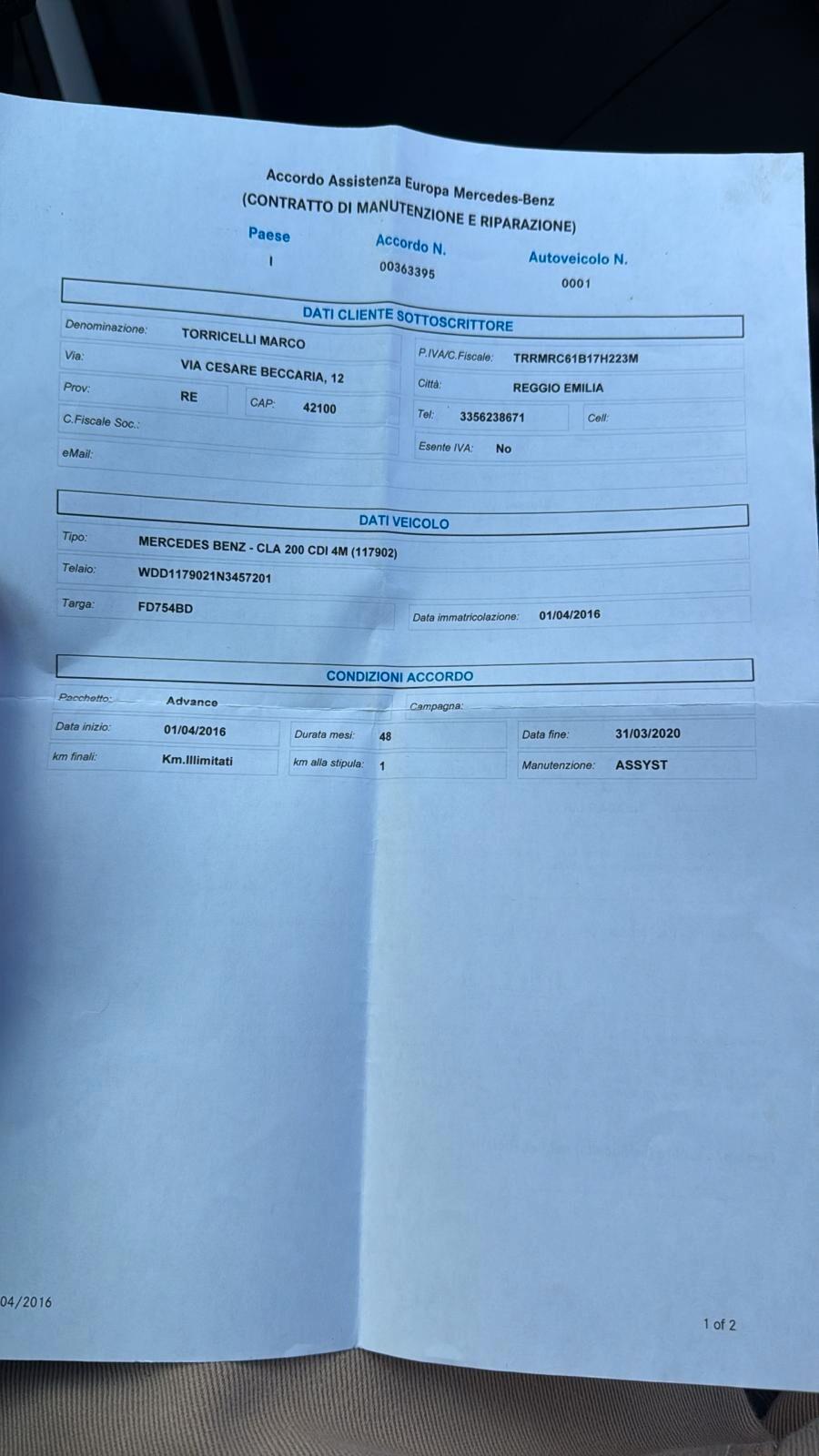 Mercedes-benz CLA 200 220 d S.W. 4Matic Automatic Premium