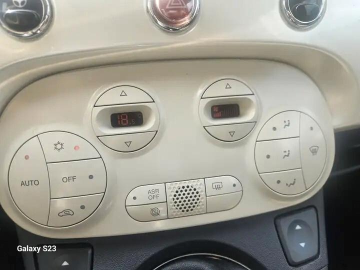 FIAT 500C 1.2 Lounge | Solo 63.000 km | Bianco Perla & Capote Rossa