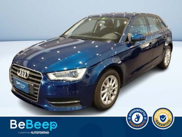 Audi A3 SPORTBACK 1.6 TDI BUSINESS 110CV S-TRONIC E6