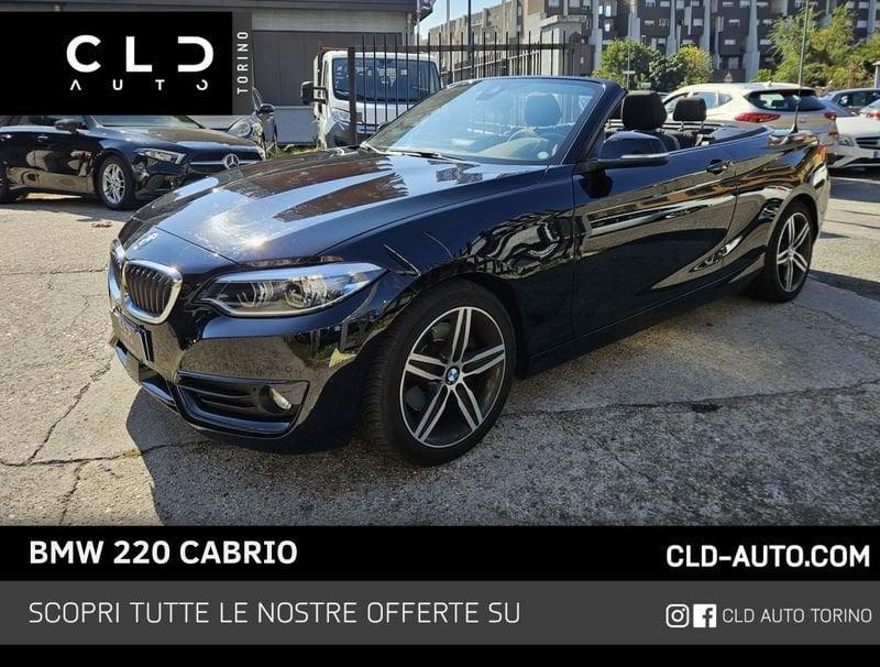 BMW Serie 2 220d Cabrio Luxury auto my18