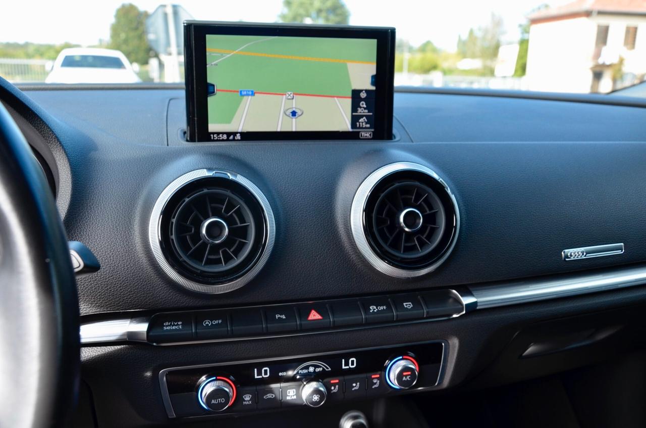 AUDI A3 SPB 1.6 TDI S-LINE EDITION 116cv S-TRONIC, SERVICE UFF AUDI, UFF ITALIANA, EURO 6B, FARI XENO, NAVI, PERMUTE