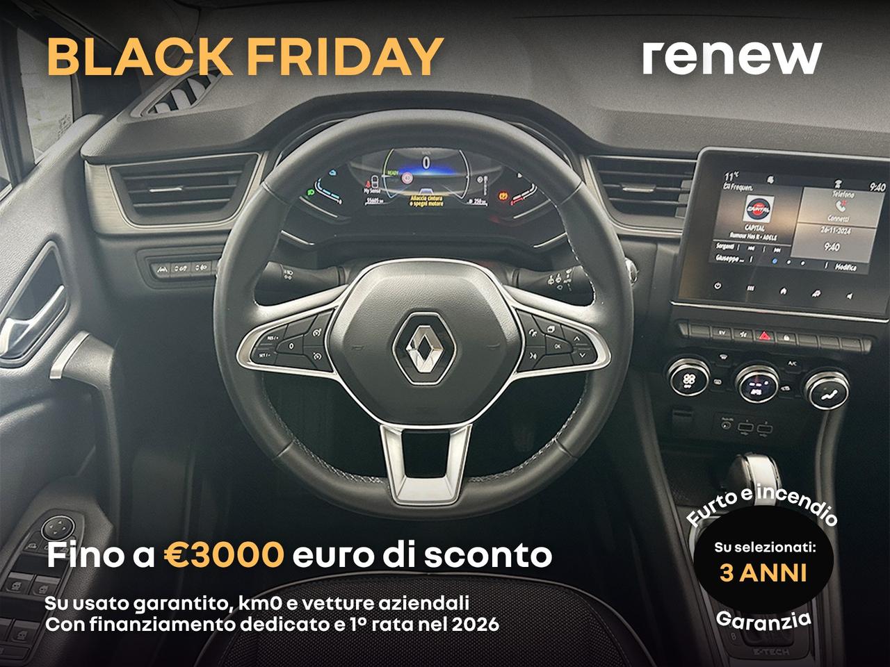 Renault Captur 1.6 e-tech hybrid intens 145cv auto