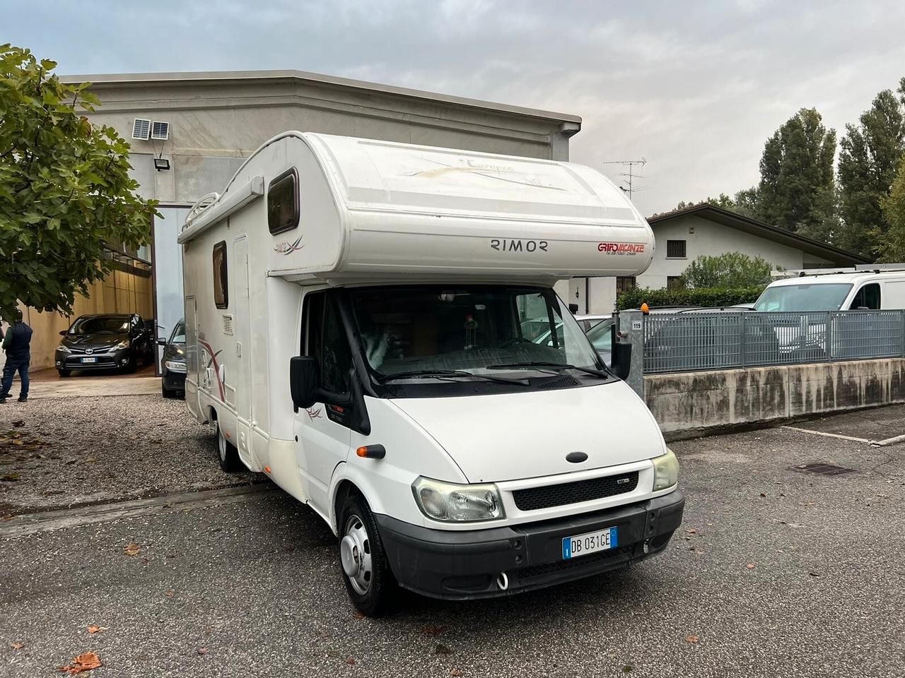 Ford transit rohmer mansardato 6 posti