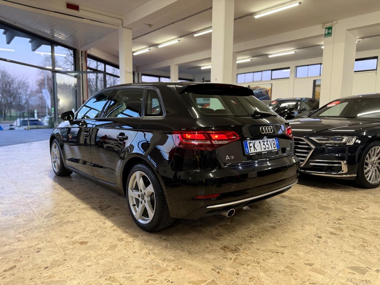 Audi A3 1.6 TDI 116 CV S tronic Sport 09/2017 Euro 6B Neopatentati