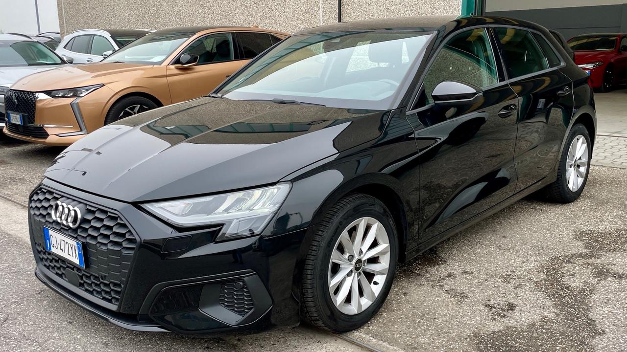 AUDI A3 SPORTBACK 2.0 TDI 30 116 CV - FULL LED, VIRTUAL COCKPIT, NEOPATENTATI