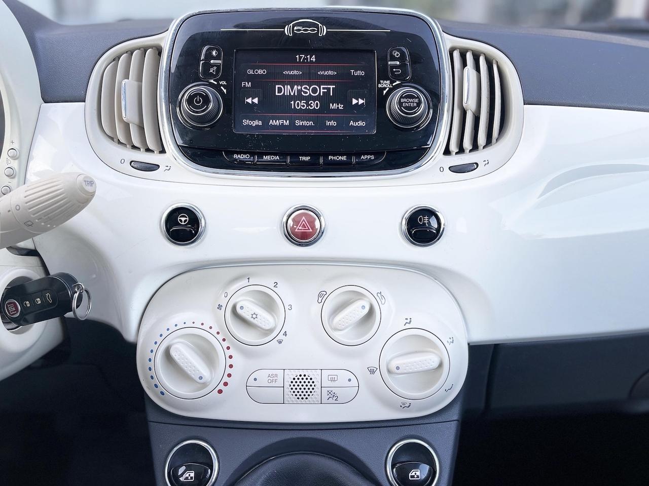 Fiat 500 1.2 Benzina 69CV E6 Neo - 2017