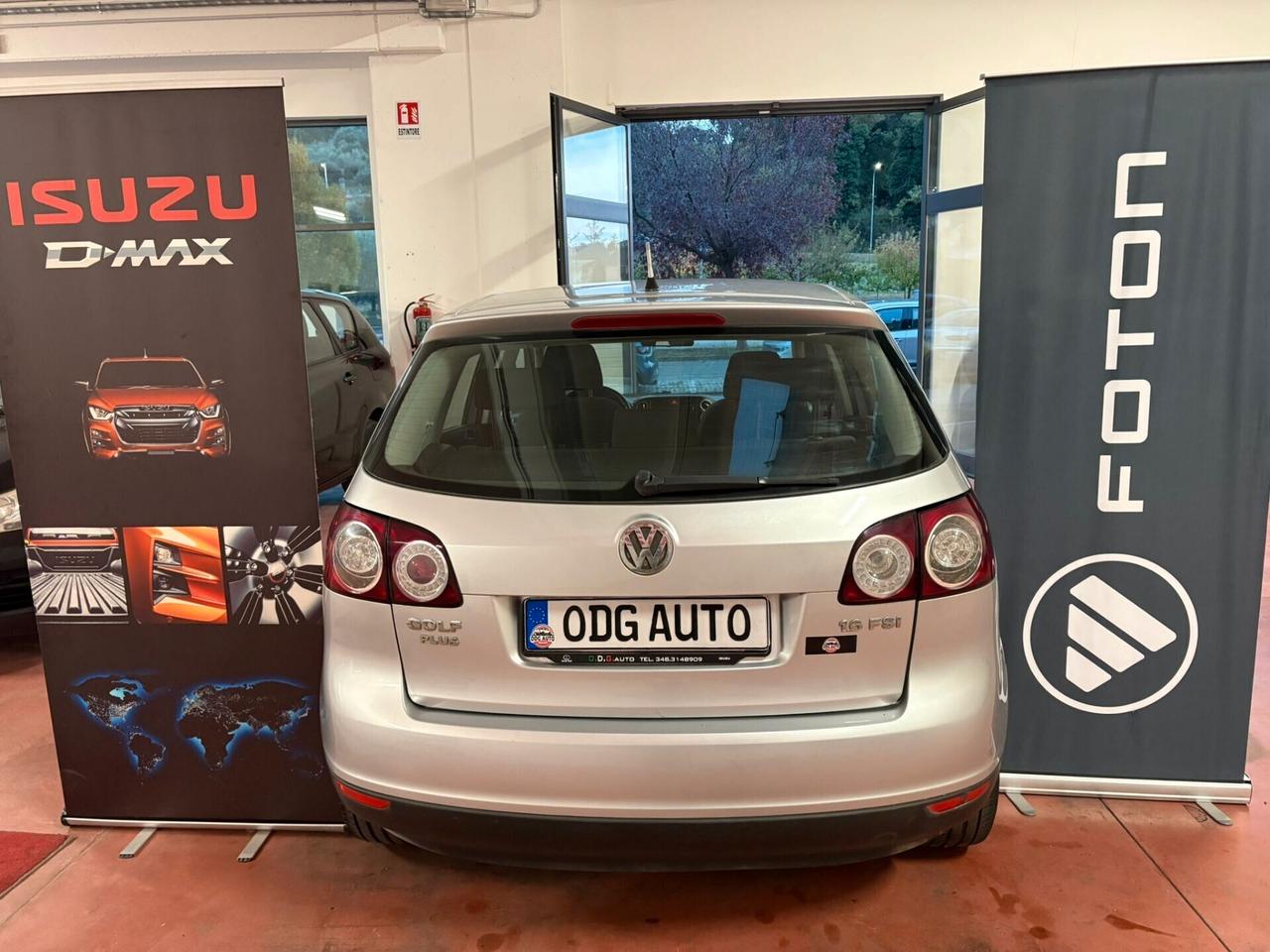 VOLKSWAGEN GOLF PLUS serie 5 Benzina 1.6 FSI Con KM 123.443 TagliandatiX NEOPATENTATI