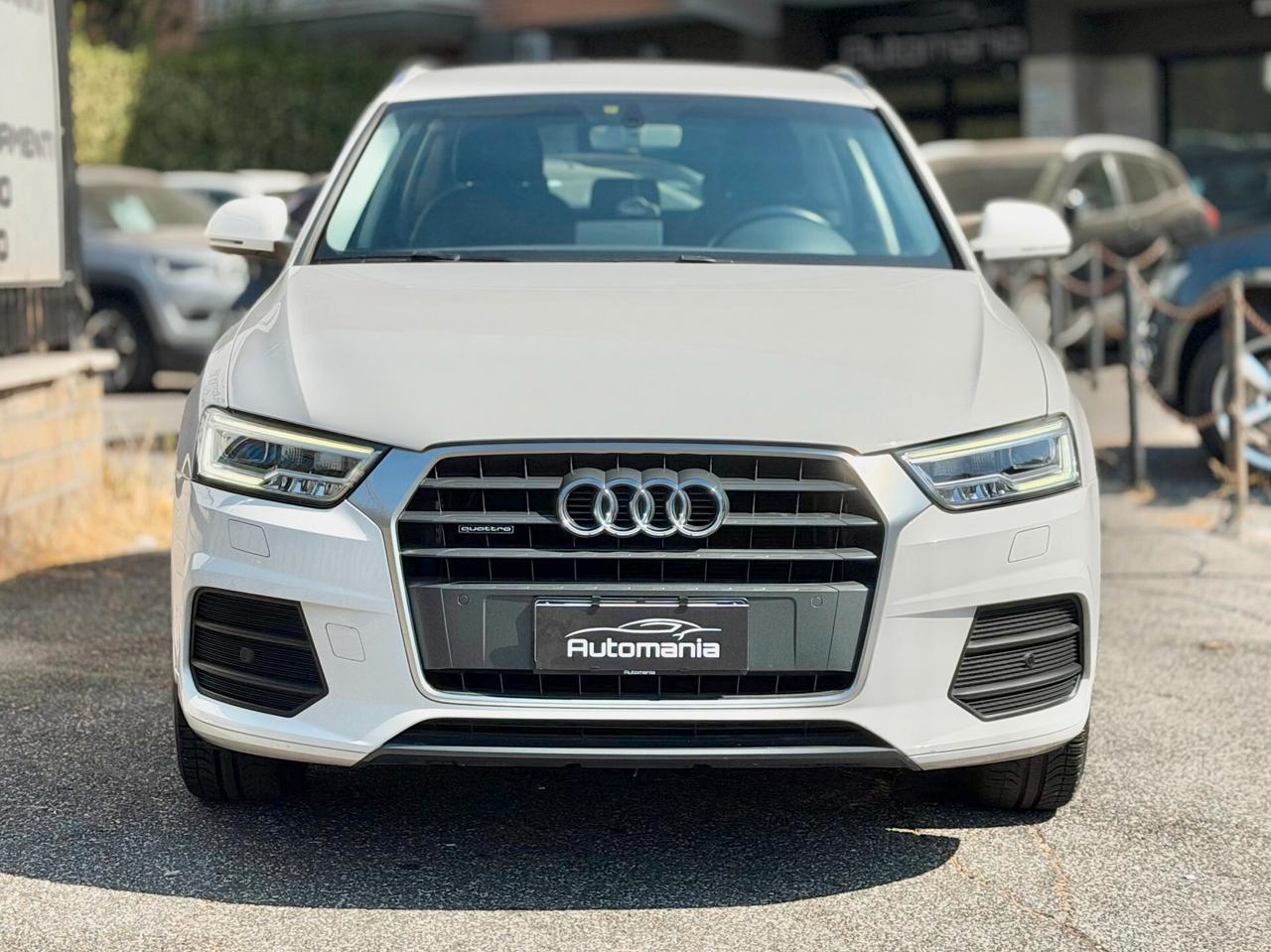 Audi Q3 2.0 TDI 150 CV Quattro S-tronic UNIPRO\LED\GARANZIA\KMCERTFICATI