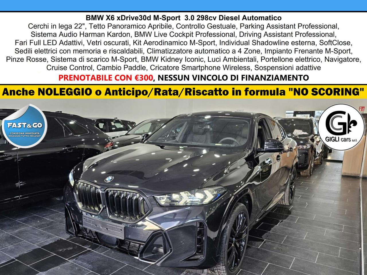 BMW X6 XDrive30d M-Sport PRO Tetto Apribile C22" MSport M