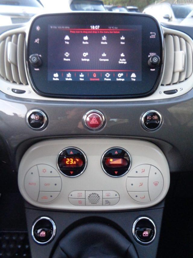 FIAT 500 1000 HYBRID 70 CV NAVI CARPLAY CLIMAUTO PDC ITALIA