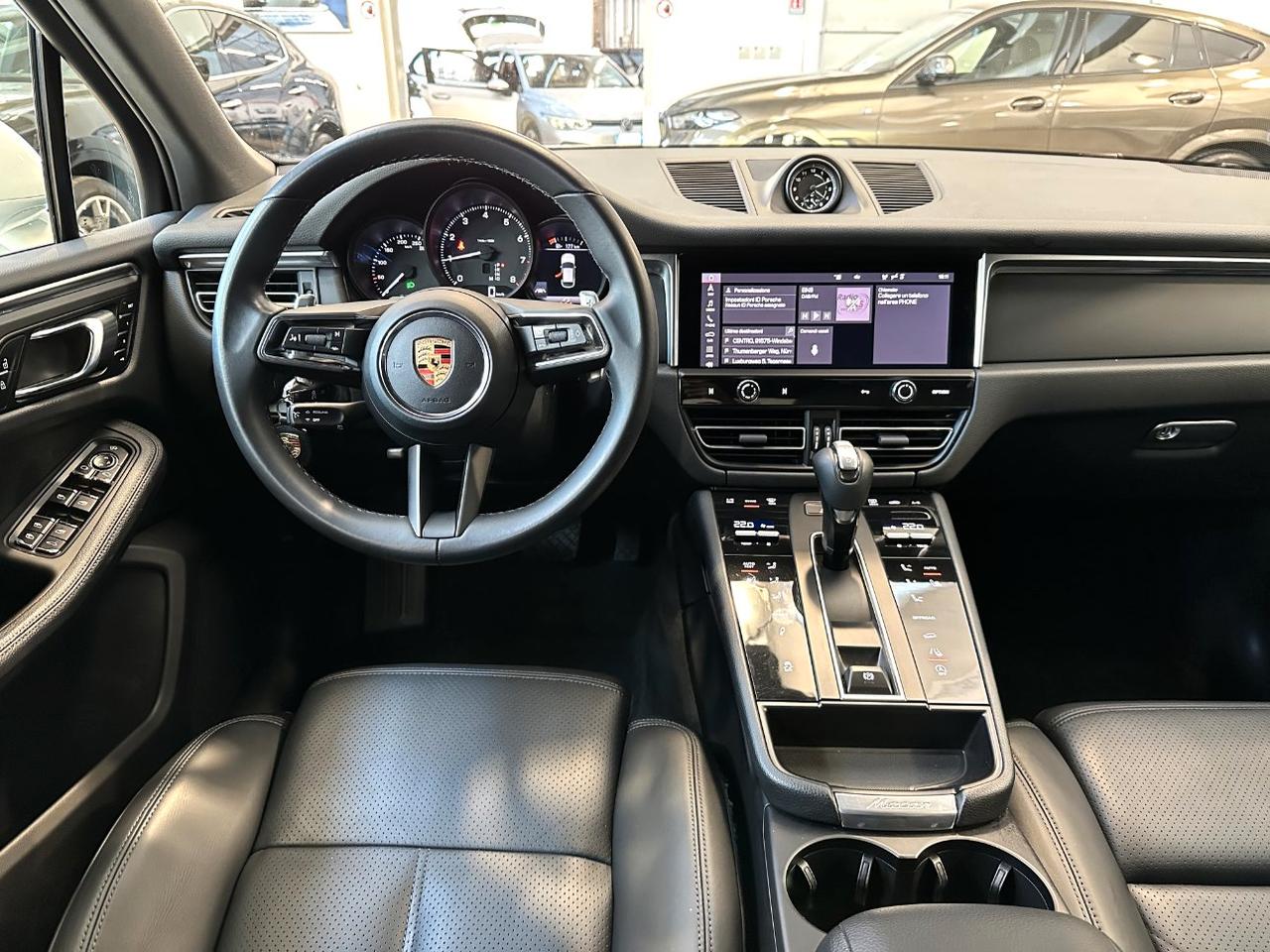 Porsche Macan 2.0 265cv PDK-21"-PDLS-PASM-Pelle nera-Scarichi Sport