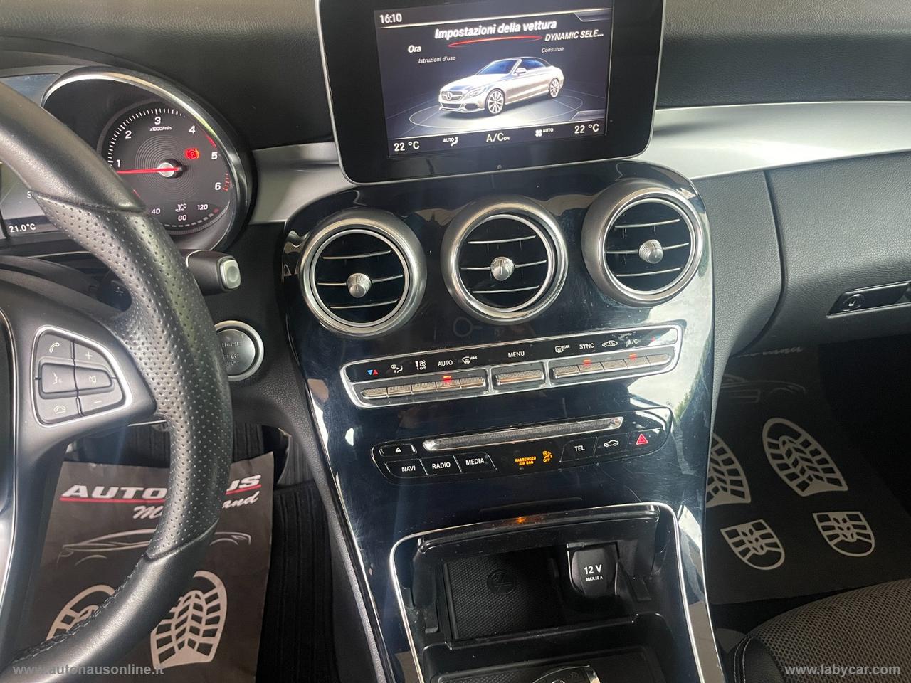 MERCEDES-BENZ C 220 d 4Matic Auto Cabrio Sport
