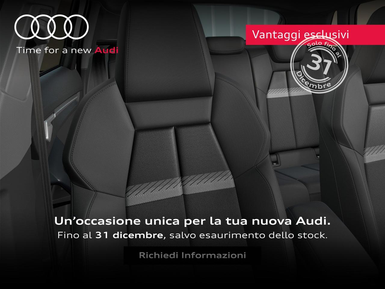 Audi A3 sportback 1.5 tfsi e business advanced 204cv s-tronic