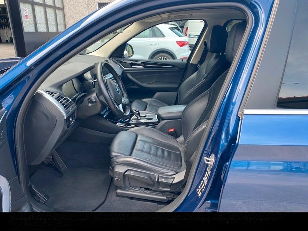 BMW X3 20D 190CV STEPTRONIC 48V X-DRIVE BUSINESS ADVANTAGE ( FARI LED - PELLE - CRUISE - CLIMA TRIZONA - NAVI - MIRROR - PARK ASSISTANT - TELECAMERA POST. )