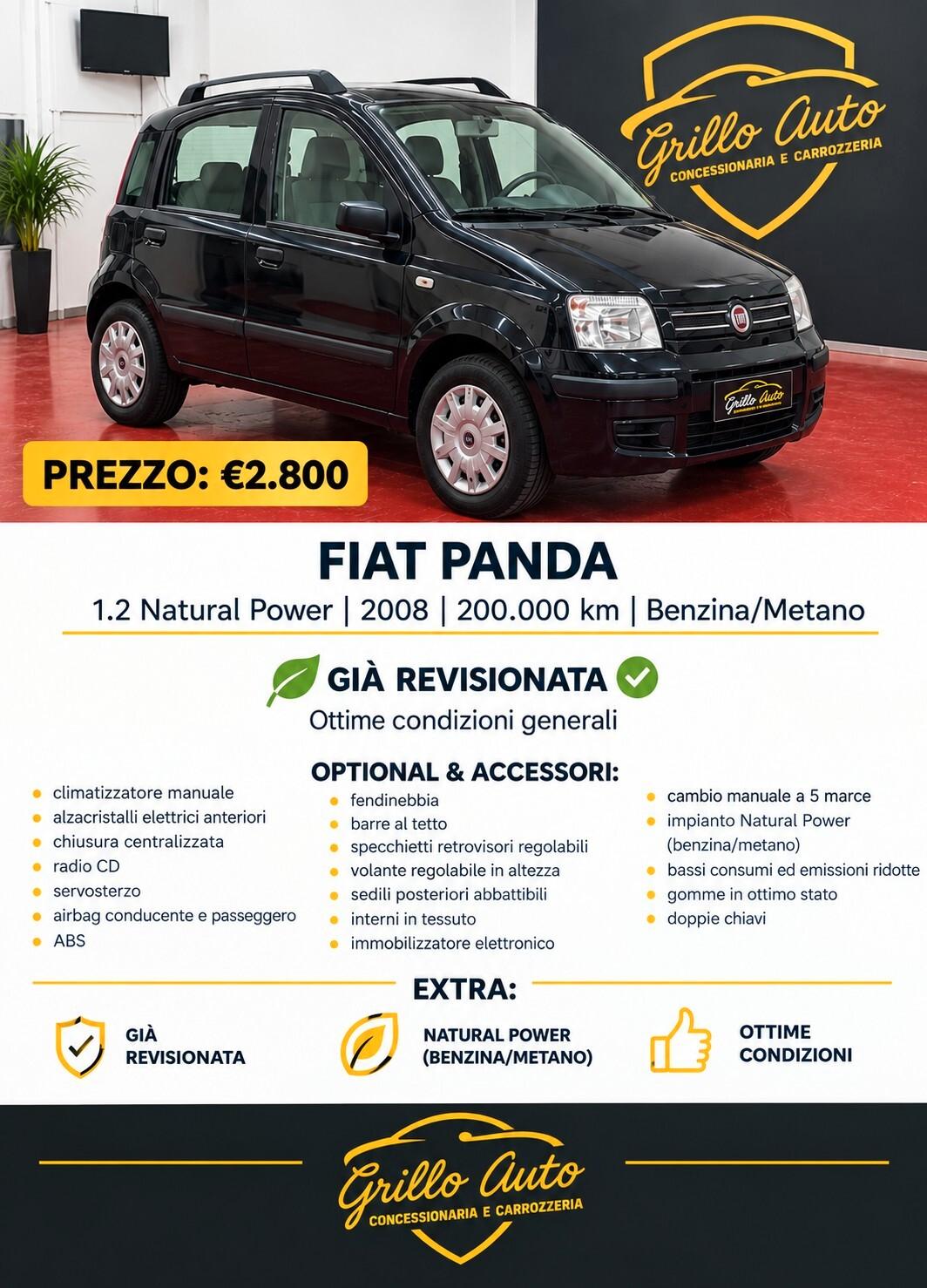 Fiat Panda 1.2 Dynamic Natural Power