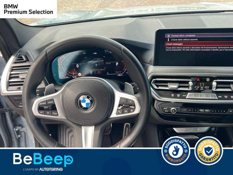 BMW X3 XDRIVE20D MHEV 48V MSPORT AUTO