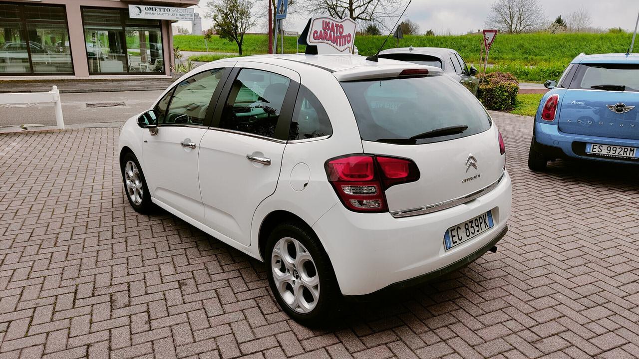 Citroen C3 EXCLUSIVE KM 76.500 OK NEO PATENTATI