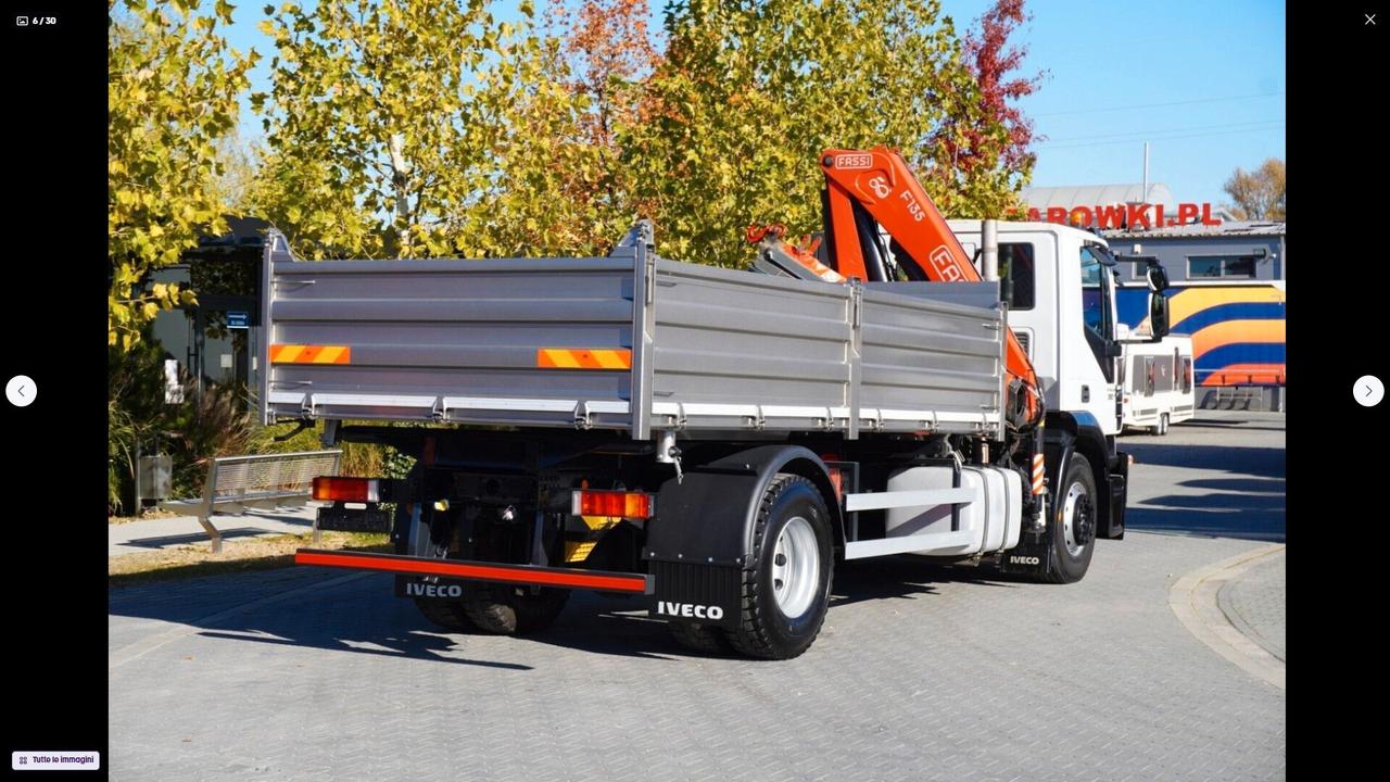 IVECO STRALIS 310 E6 RIBALTABILE TRILATERALE