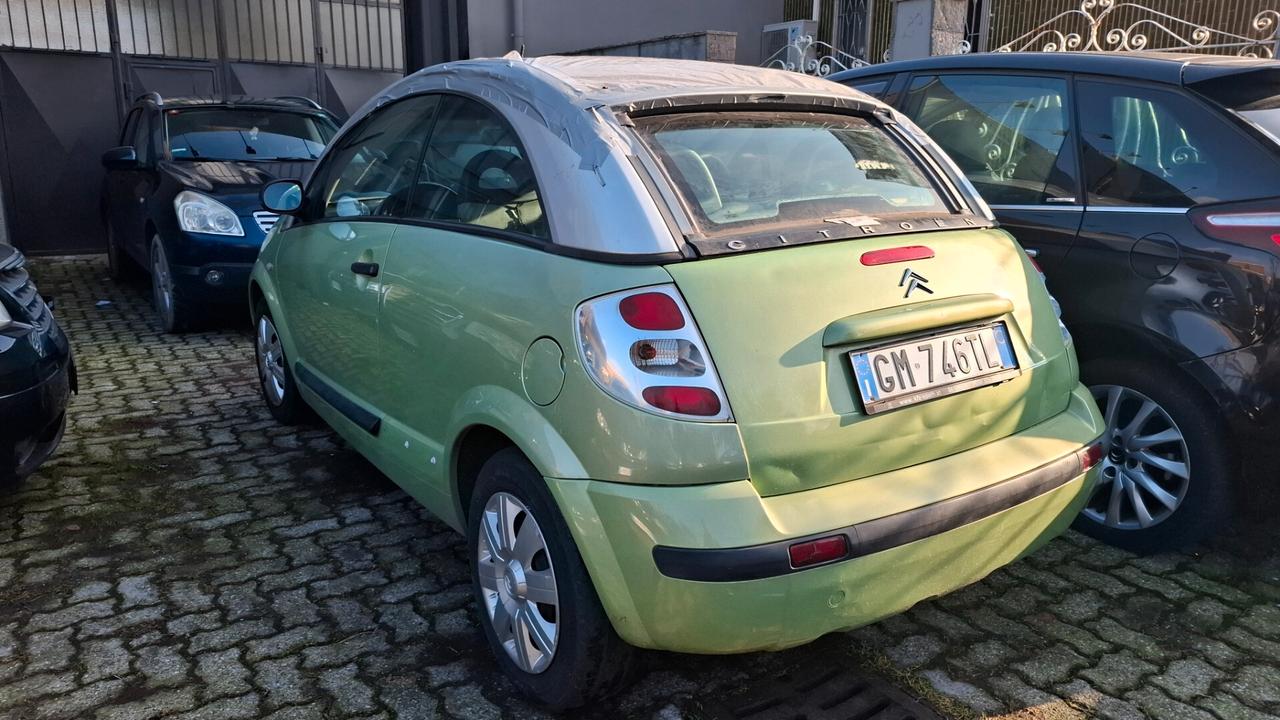 Citroen C3 Pluriel 1.4 benzina, tetto non va