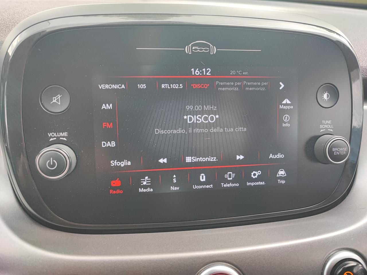 Fiat 500X 1.0 T3 120 CV Sport GPL