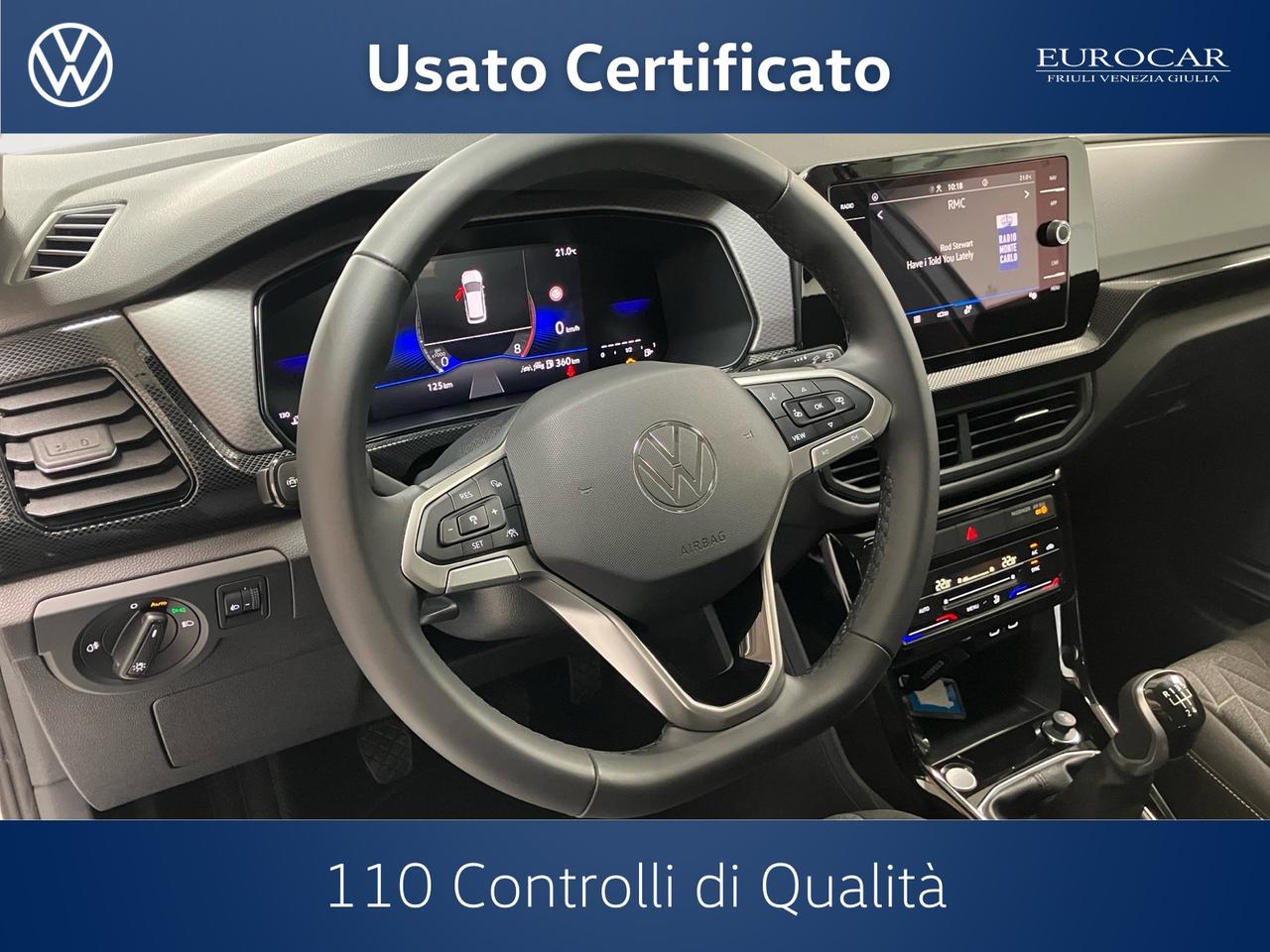 Volkswagen T-Cross 1.0 tsi life 95cv