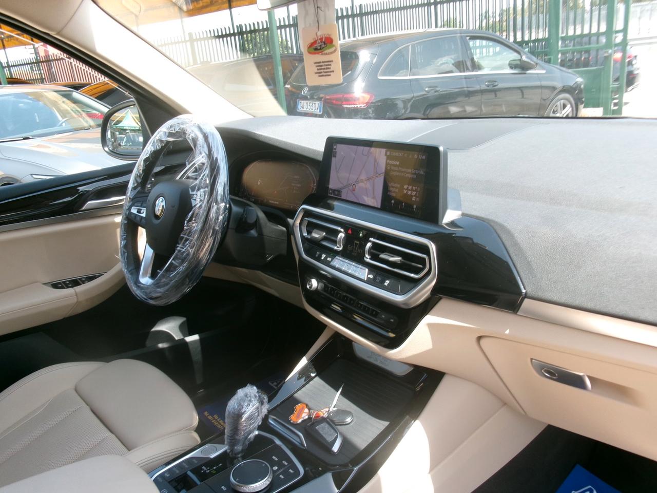 Bmw X3 XDRIVE 20d 190CV MHEV 48V X-LINE NAVI/PELLE/PDC/FULL LED 103000 KM CERTIFICATI