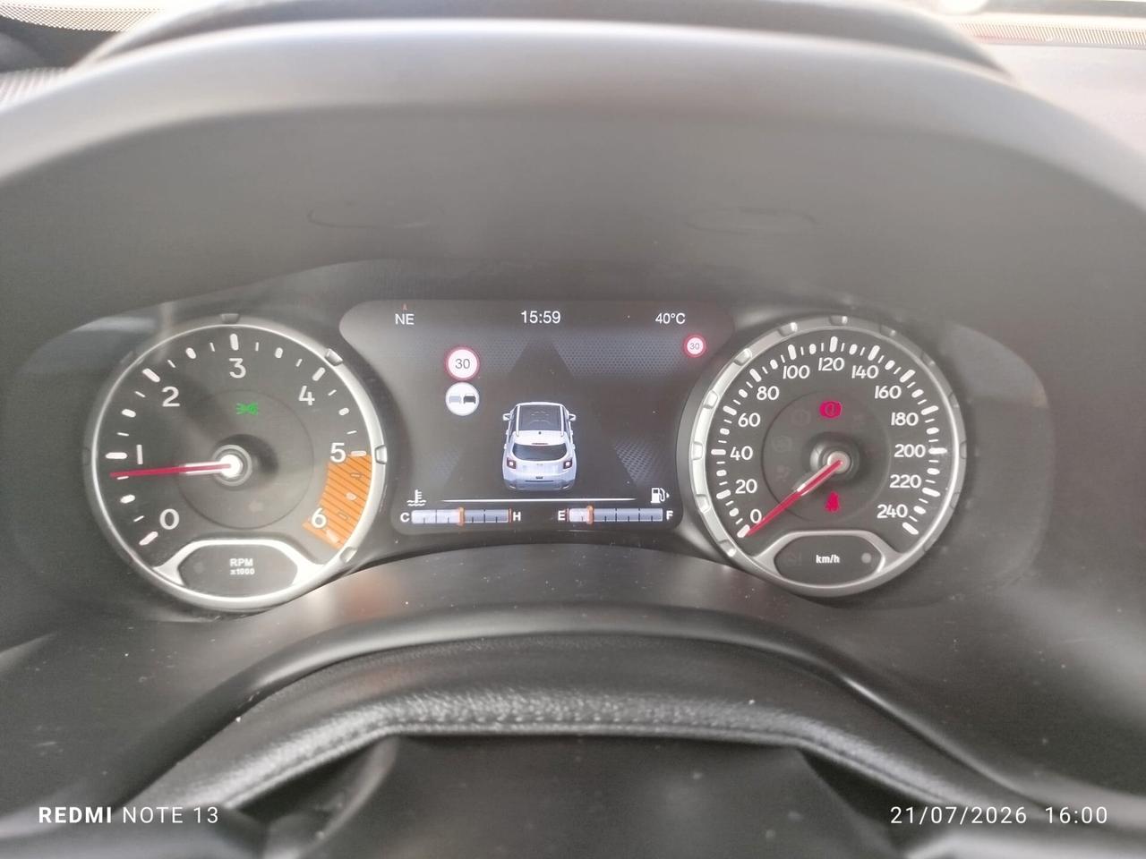 RENEGADE 1.6 Mjt 130 CV Limited *PREZZO VERO* UNIPRO-CRONO TAGLIANDI
