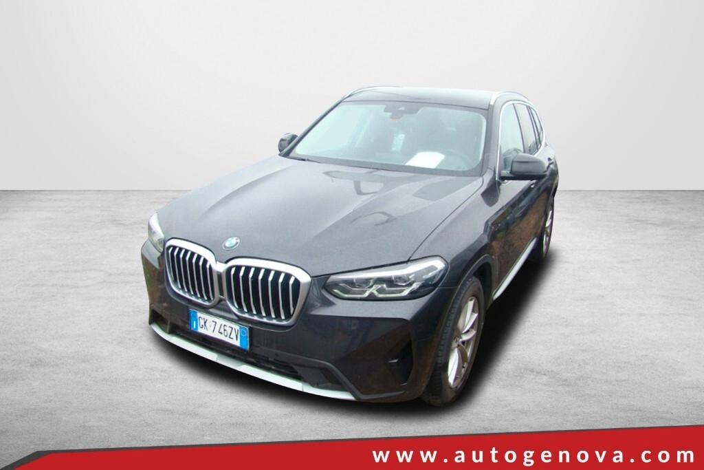 BMW X3 20D 190CV STEPTRONIC 48V X-DRIVE BUSINESS ADVANTEGE ( FARI LED ADATTIVI - PELLE - CLIMA TRIZONA - NAVI - MIRROR - PARK ASSISTANT - TELECAMERA POST. - CERCHI 18 )