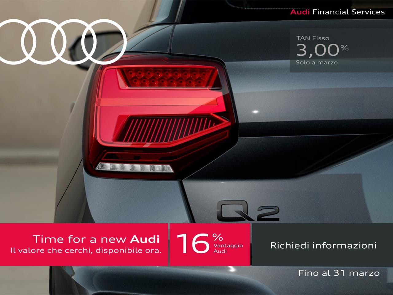 Audi Q2 35 2.0 tdi identity black quattro s-tronic