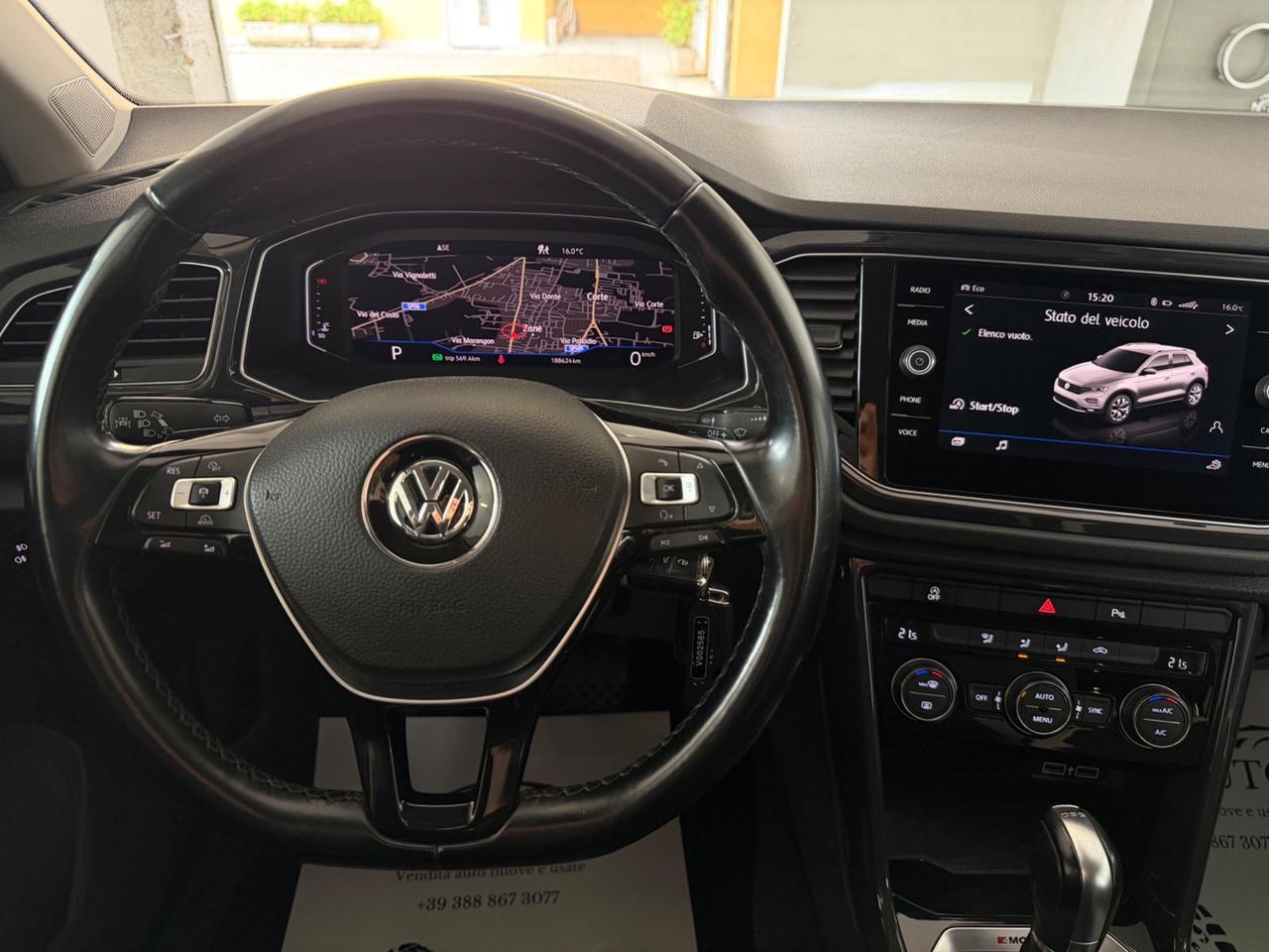 Volkswagen T-Roc 2.0 DSG unico proprietario